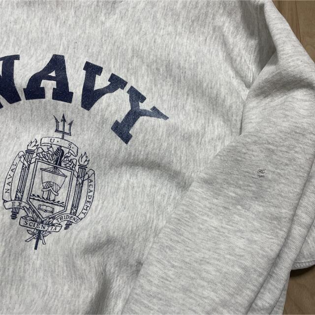 【希少】NAVY リバースウィーブ スウェット　チャンピオン　80s 90s