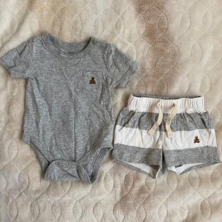 ベビーギャップ(babyGAP)のbabyGAP くまロンパース&パンツ　セット　(ロンパース)