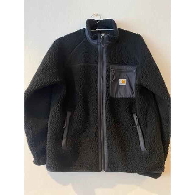 美品Carhartt WIP フリースボアジャケットL黒