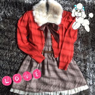 レストローズ(L'EST ROSE)の美品♡L'EST ROSE ワンピ セット(ひざ丈ワンピース)