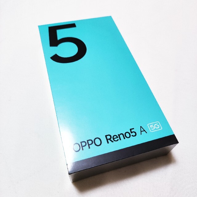 未開封新品 OPPO Reno5 A シルバーブラック SIMフリー版-