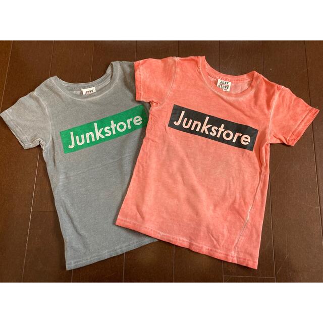 JUNK STORE(ジャンクストアー)のJUNK STORE Tシャツ2枚セット 110 キッズ/ベビー/マタニティのキッズ服男の子用(90cm~)(Tシャツ/カットソー)の商品写真