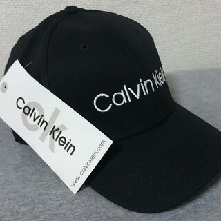カルバンクライン(Calvin Klein)の限定期間セール!! 新品タグ付き カルバンクライン 帽子 ブラック(キャップ)