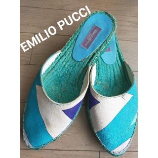 エミリオプッチ(EMILIO PUCCI)の値下】Emilio Pucci エミリオ・プッチ サンダル エスパドリーユ 36(サンダル)