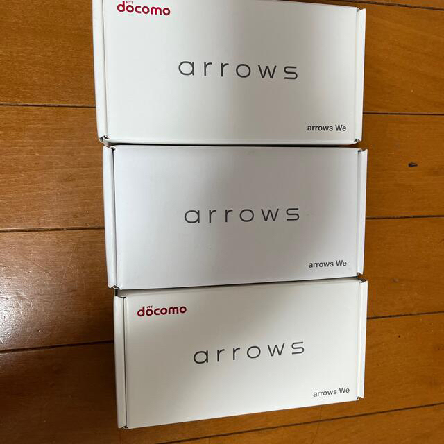 arrows(アローズ)のFUJITSU arrows We 3台セット スマホ/家電/カメラのスマートフォン/携帯電話(スマートフォン本体)の商品写真