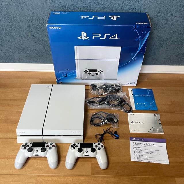 PS4 500GB グレイシャーホワイト CUH-1200A ソフト4本セット - 家庭用 PS4 500GB グレイシャーホワイト CUH-1200A ソフト4本セット - 家庭用
