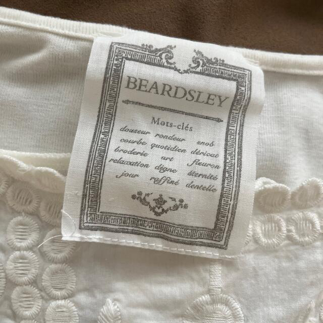 BEARDSLEY(ビアズリー)のBEARDSLEY ビアズリー刺繍カットソー レディースのトップス(カットソー(長袖/七分))の商品写真