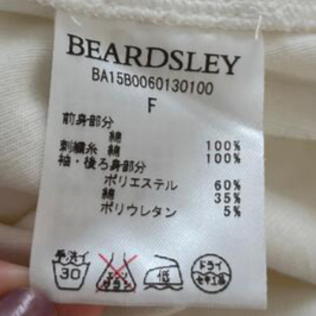 BEARDSLEY(ビアズリー)のBEARDSLEY ビアズリー刺繍カットソー レディースのトップス(カットソー(長袖/七分))の商品写真