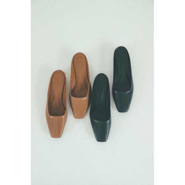 パンプス SQUARE TOE LOW PUMPS Clane クラネ