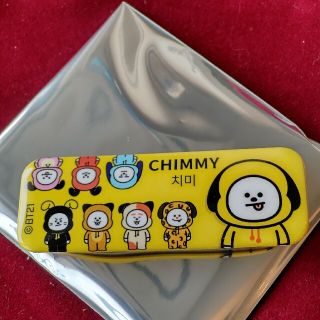 ビーティーイシビル(BT21)のBT21 スクエア缶バッジ CHIMMY(キャラクターグッズ)