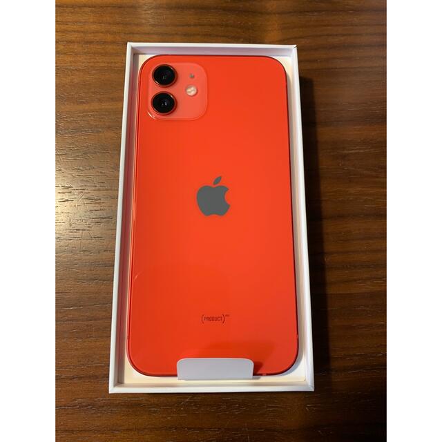 ホットセール iPhone12 新品 - Apple 128GB レッド アップル SIMフリー