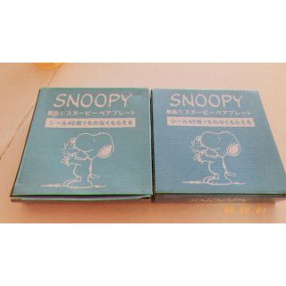 スヌーピー(SNOOPY)のスヌーピー　ペアプレート　4枚セット(食器)