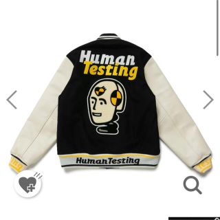 ヒューマンメイド(HUMAN MADE)のHUMAN TESTING VARSITY JACKET スタジャン(スタジャン)