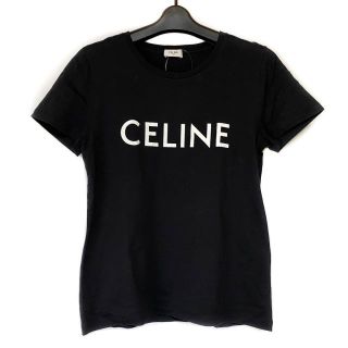 セリーヌ Tシャツ(レディース/半袖)(ブラック/黒色系)の通販 59点 売筋 セリーヌ tシャツ Lサイズ CELINE ブラック ほぼ新品 Tシャツ/カットソー(半袖/袖なし)