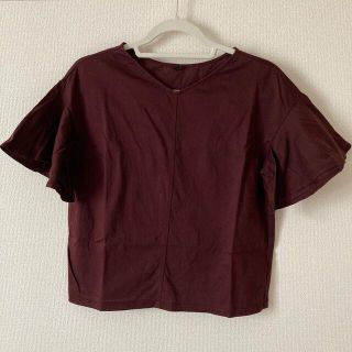 ユニクロ(UNIQLO)のUNIQLO ユニクロ　トップス　半袖　Tシャツ　Ｖネック　カットソー(Tシャツ(半袖/袖なし))