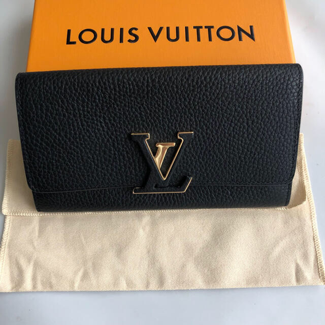 ルイヴィトン LouisVuitton 二つ折り長財布 M61248 黒 安い www.cecile