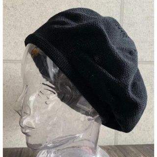 モン・シュー 様専用 送料込 帽子 サマーニット ベレー帽 麻 綿 2点の ...