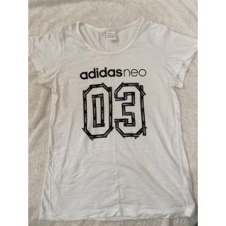 アディダス(adidas)のadidas アディダス　Tシャツ　レディース　L(Tシャツ(半袖/袖なし))