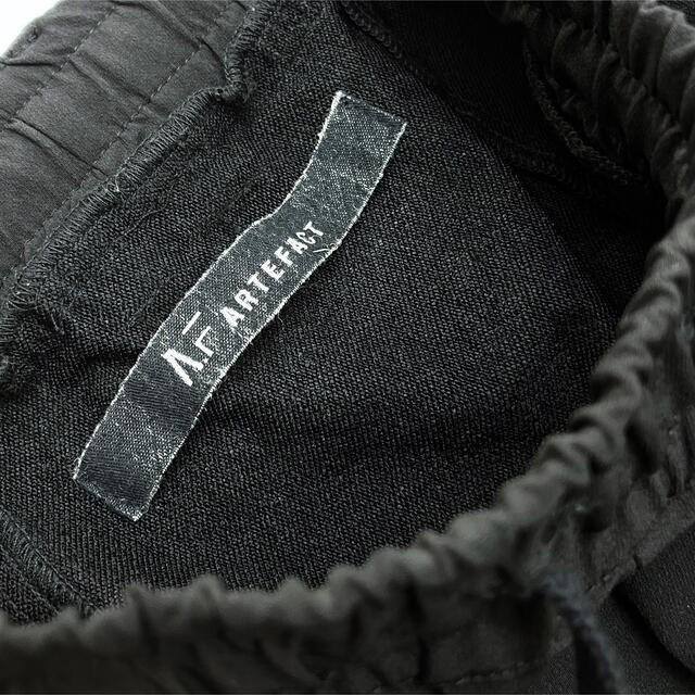 A.F アーテファクト/ 3QTR 3D Tech Pants / ブラック メンズのパンツ(その他)の商品写真