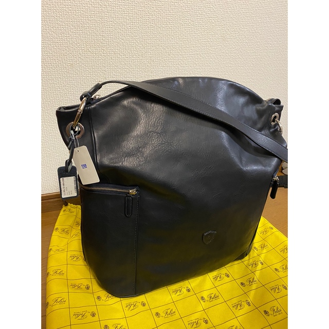 新品 Felisi フェリージ オールレザー シボ革 ショルダーバッグ