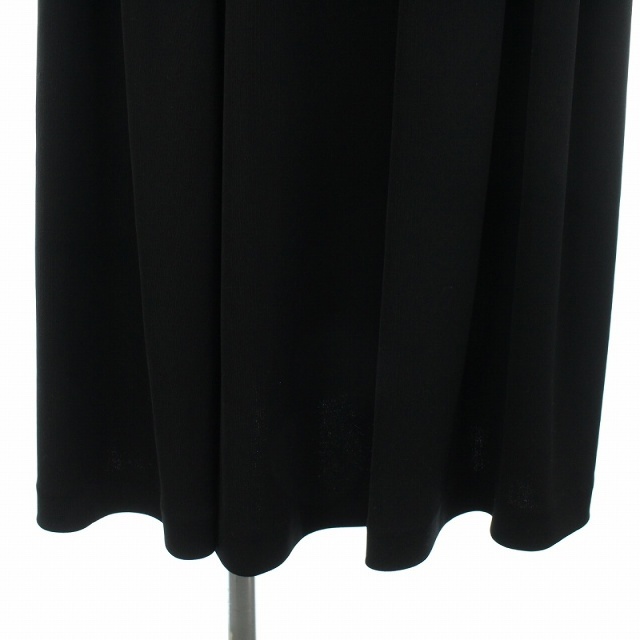 Sybilla(シビラ)のシビラ ワンピース タック 半袖 ロング L 黒 レディースのワンピース(ロングワンピース/マキシワンピース)の商品写真