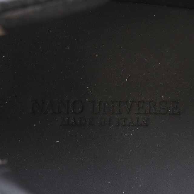 nano・universe(ナノユニバース)のナノユニバース nano universe ローファー 42 26cm 黒 メンズの靴/シューズ(スリッポン/モカシン)の商品写真
