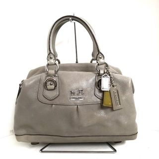 コーチ(COACH)のコーチ ハンドバッグ 12937 グレー レザー(ハンドバッグ)