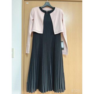 フォクシー(FOXEY)の（極美品） KNIT DRESS "FORET NOIRE" 　38(ひざ丈ワンピース)