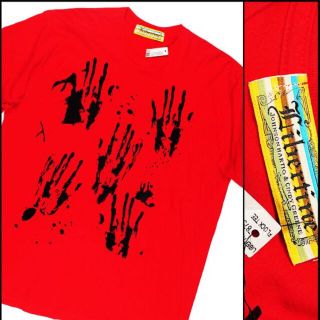 ラフシモンズ(RAF SIMONS)の新品 LIBERTINE リバティーンフロッキングプリントTシャツ/XXL程度(Tシャツ/カットソー(半袖/袖なし))