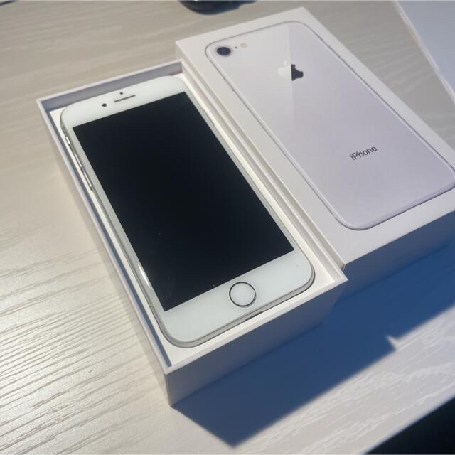 iphone8 256GB 付属品有、バッテリー100%、ワイヤレスイヤホン付き