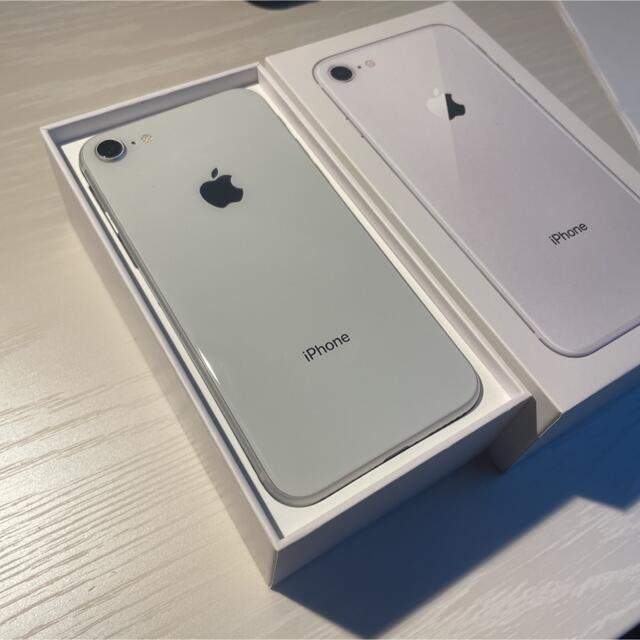 iphone8 256GB 付属品有、バッテリー100%、ワイヤレスイヤホン付き