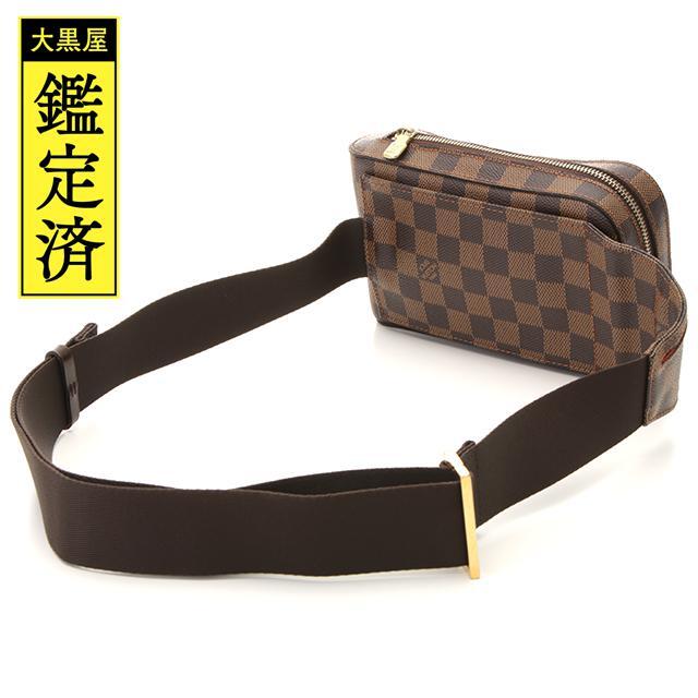 LOUIS VUITTON ジェロニモス ダミエ ショルダーバッグ（ルイ
