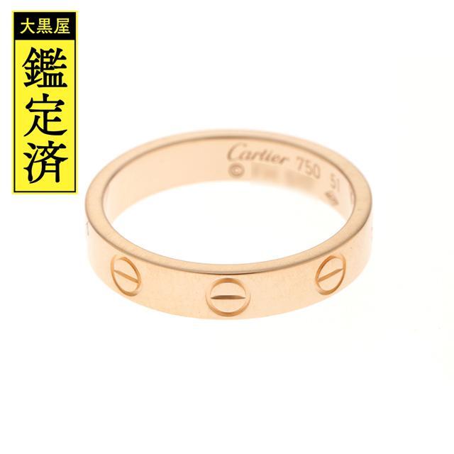 【人気商品】 Cartier CARTIER　カルティエ　ミニラブリング　PG　51号【437】 - リング(指輪)