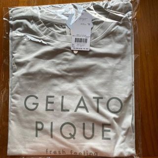 ジェラートピケ(gelato pique)のジェラート ピケ フルーツロゴ柄Tシャツ(Tシャツ(半袖/袖なし))