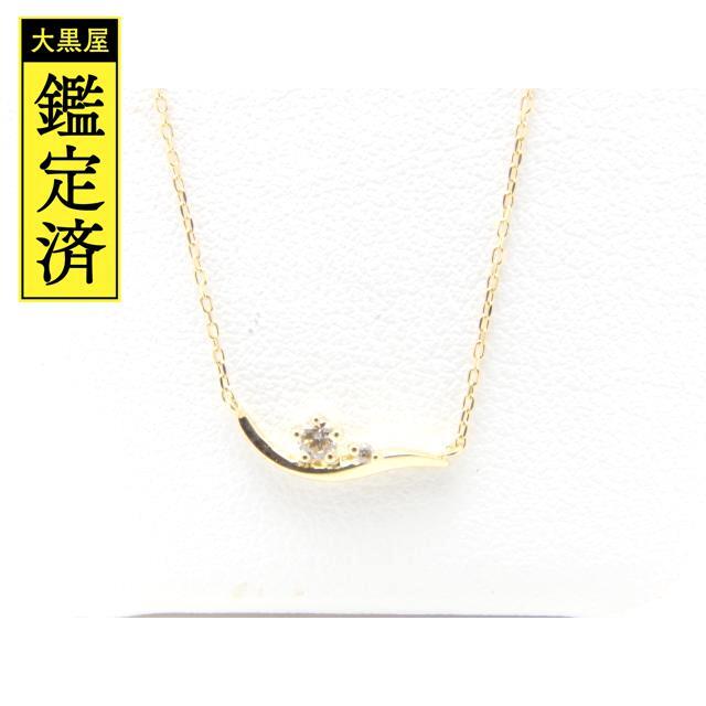 4℃ - ４℃　ヨンドシー　ネックレス　K18 ダイヤモンド【435】