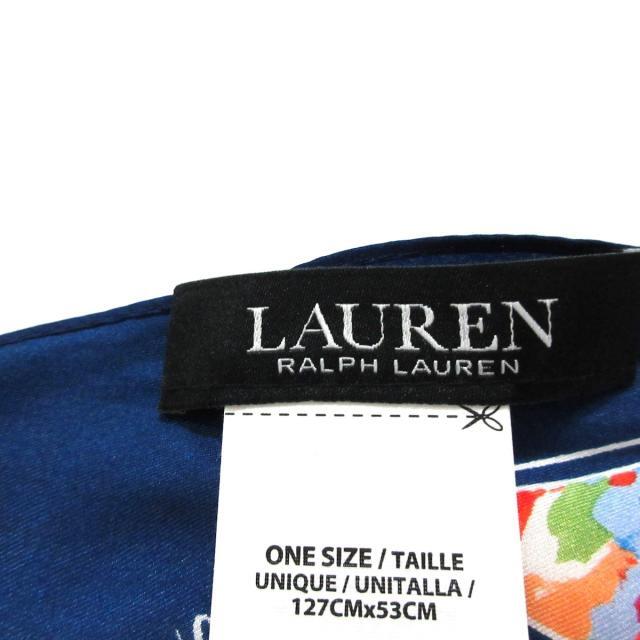 Ralph Lauren(ラルフローレン)のラルフローレン スカーフ美品  - 花柄 レディースのファッション小物(バンダナ/スカーフ)の商品写真