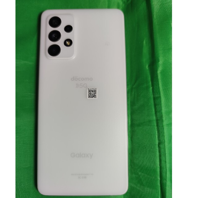 ほぼ未使用Galaxy A52 5G SC-53B 白色simロック解除済
