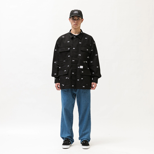 新品 WTAPS JUNGLE 01 LS OXFORD TEXTILE XL