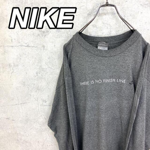 NIKE(ナイキ)の希少 90s ナイキ ロンT プリントロゴ  メンズのトップス(Tシャツ/カットソー(七分/長袖))の商品写真