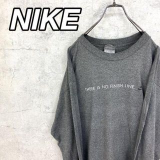 ナイキ(NIKE)の希少 90s ナイキ ロンT プリントロゴ (Tシャツ/カットソー(七分/長袖))