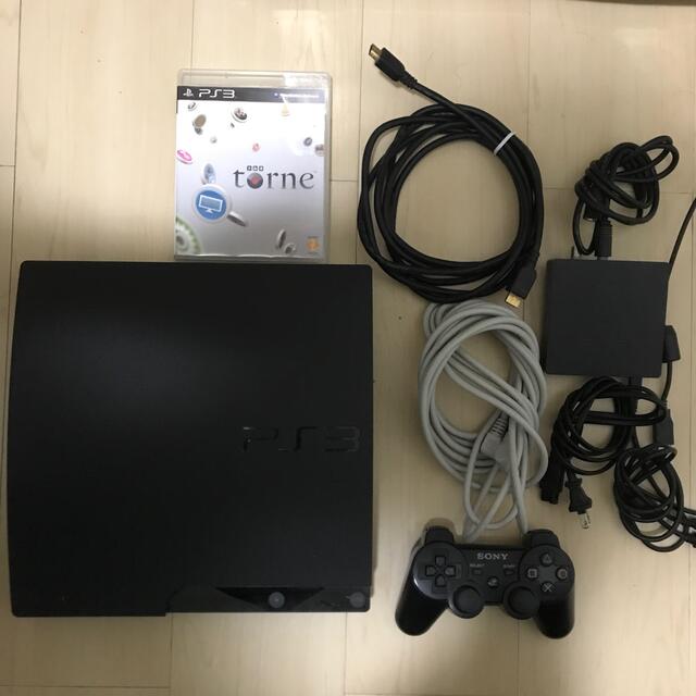 PlayStation3(プレイステーション3)のPS3 CECH3000B トルネ付き エンタメ/ホビーのゲームソフト/ゲーム機本体(家庭用ゲーム機本体)の商品写真