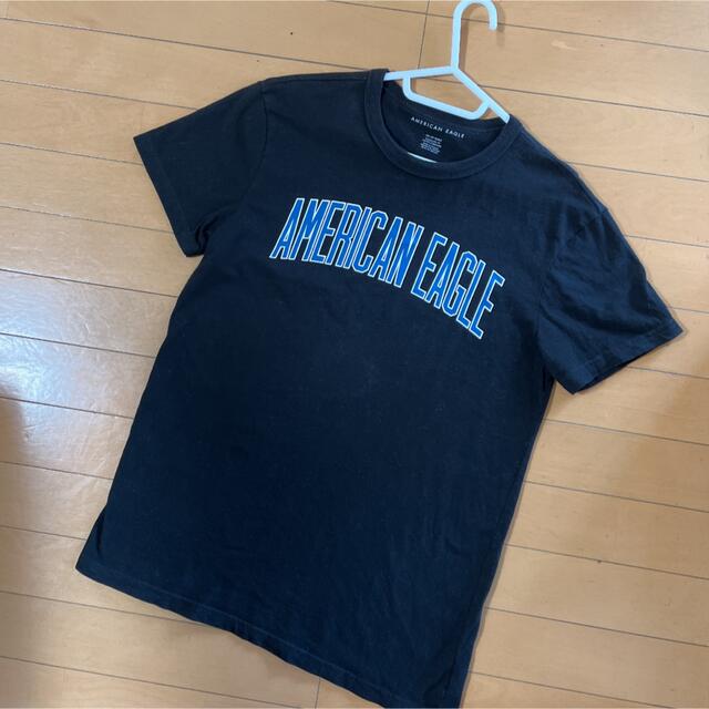 American Eagle(アメリカンイーグル)のAMERICAN EAGLE アメリカンイーグル ブラック　半袖 Tシャツ メンズのトップス(Tシャツ/カットソー(半袖/袖なし))の商品写真