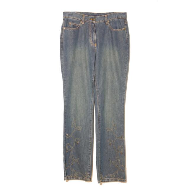 Golden Star Embroidery Flare Leg Jeans Low Waist Y2k - Temu