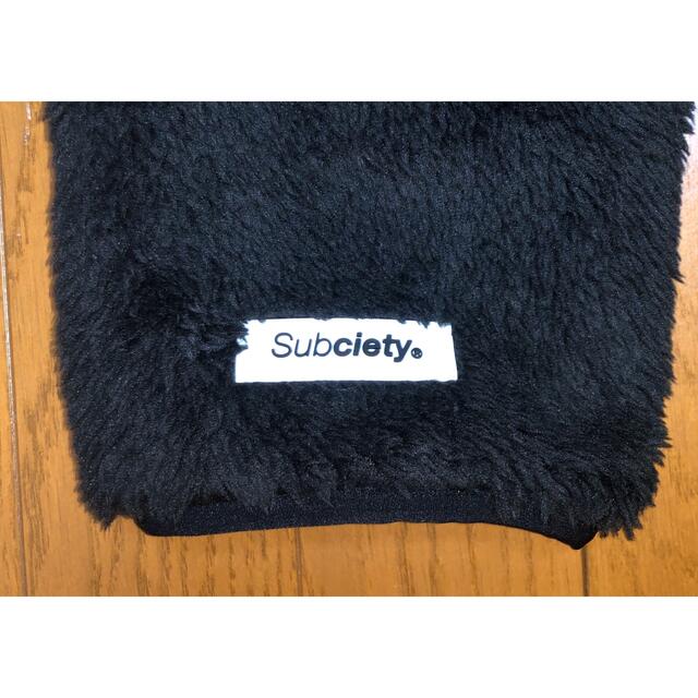 Subciety(サブサエティ)のL 新品 Subciety ボアフリースジャケット ブラック 黒 ボアジャケット メンズのジャケット/アウター(ブルゾン)の商品写真