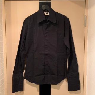 ヴェルサーチ(VERSACE)のベルサーチ　シャツ　VERSUS VERSACE 黒　ブラック　 XL 48 (シャツ)