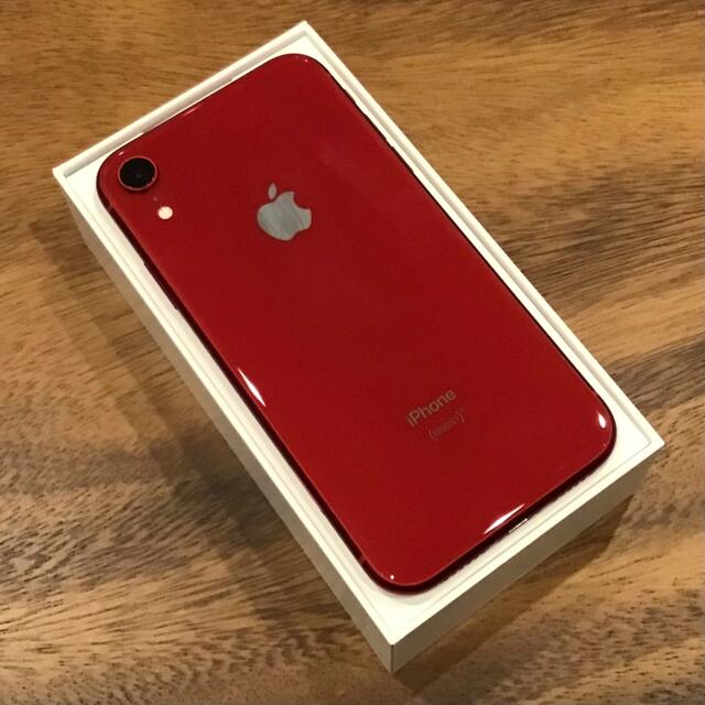 【iPhoneXR】Product RED 64GB★docomo★SIM解除済