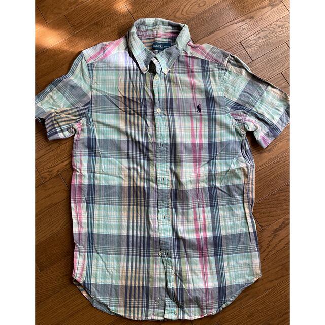 Ralph Lauren(ラルフローレン)のラルフローレン  チェックシャツ　半袖 キッズ/ベビー/マタニティのキッズ服男の子用(90cm~)(ブラウス)の商品写真