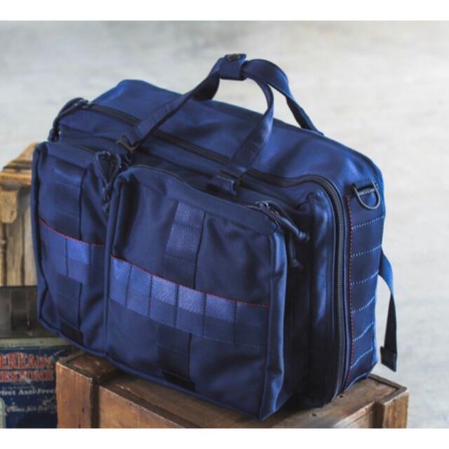 BRIEFING×BEAMS PLUS 別注 3WAY BAG NAVY