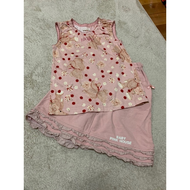 PINK HOUSE(ピンクハウス)のてみにゃ様専用✰︎パーカー　セットアップ キッズ/ベビー/マタニティのキッズ服女の子用(90cm~)(ジャケット/上着)の商品写真