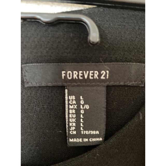 FOREVER 21(フォーエバートゥエンティーワン)のforever21   ブラックワンピース　 レディースのワンピース(ミニワンピース)の商品写真